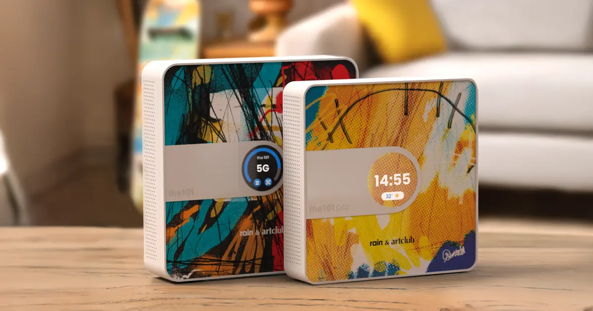 The101 Rain Router Unlimited 5G Home WiFi — best-in-class home internet on the101 | rain