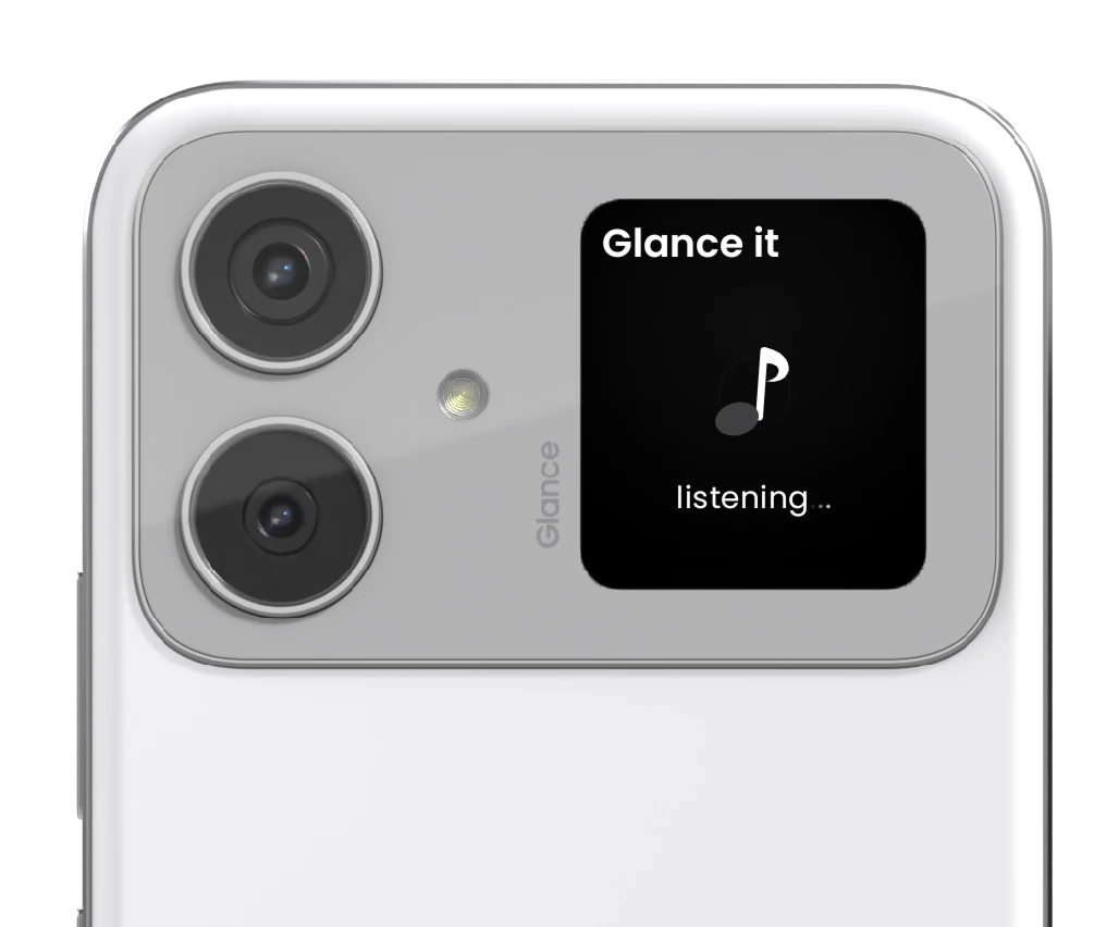 LoopPhone showing Glance It
