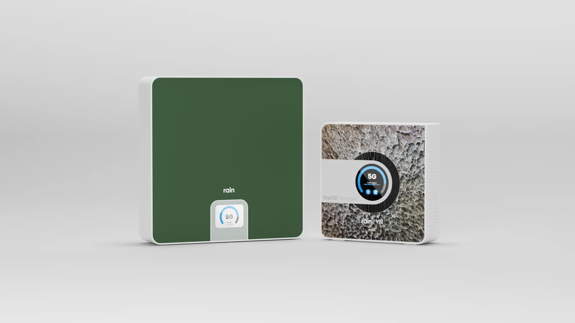 the101 outdoor 5G smart router paired with the101 xtenders