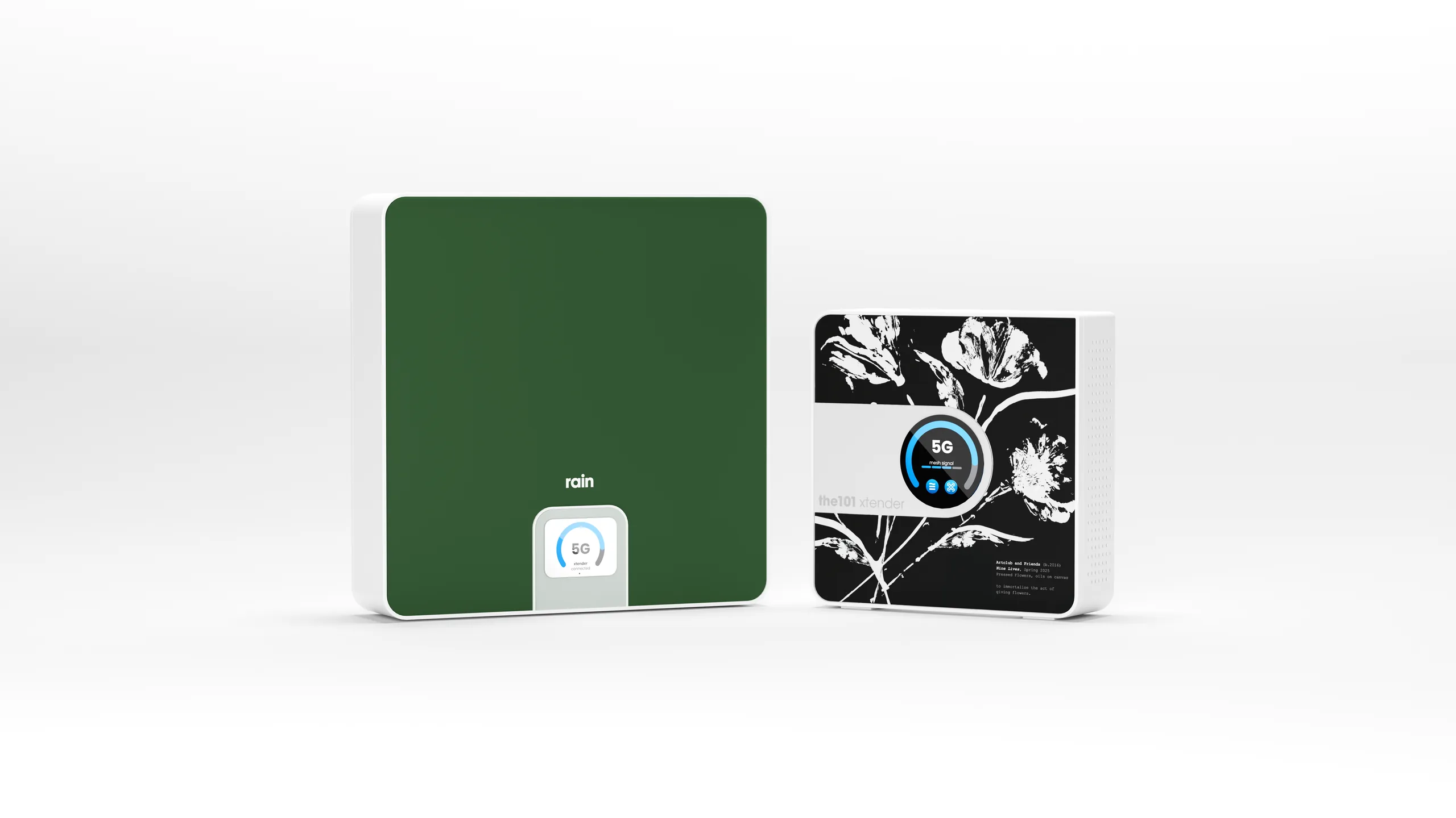 the101 outdoor 5G smart router paired with the101 xtenders